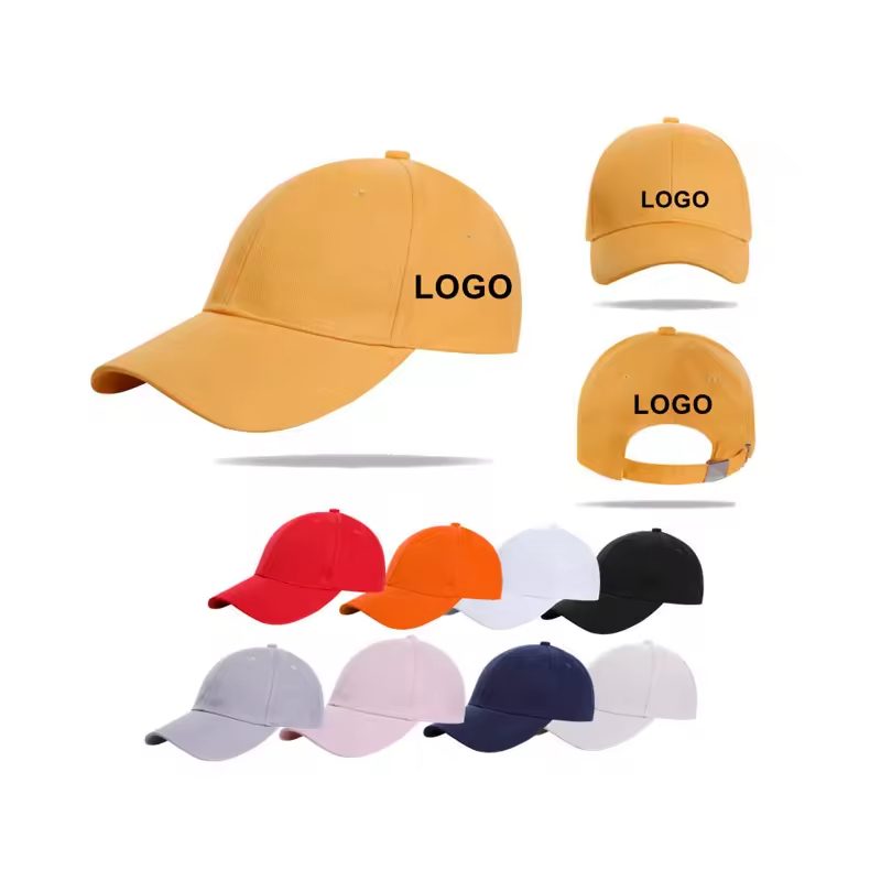 Fast Delivery Custom Cotton Padded Adjustable Summer Embroidery Unisex Sun Travel Plain Hat and Sports Cap